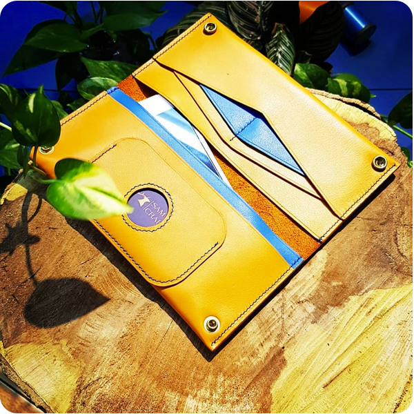 Ví đựng danh thiếp - Sam Artisanat - Đồ da thủ công Việt Nam