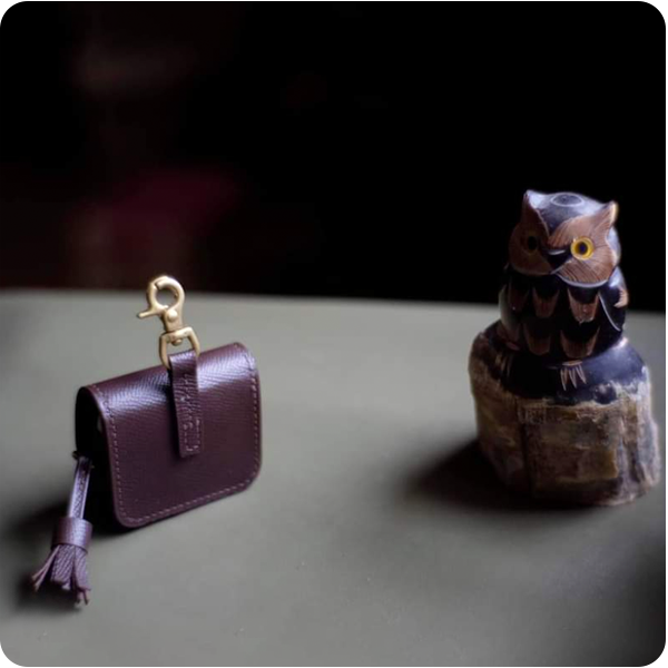 Bao IPod da Epsom handmade (Màu nâu đỏ)